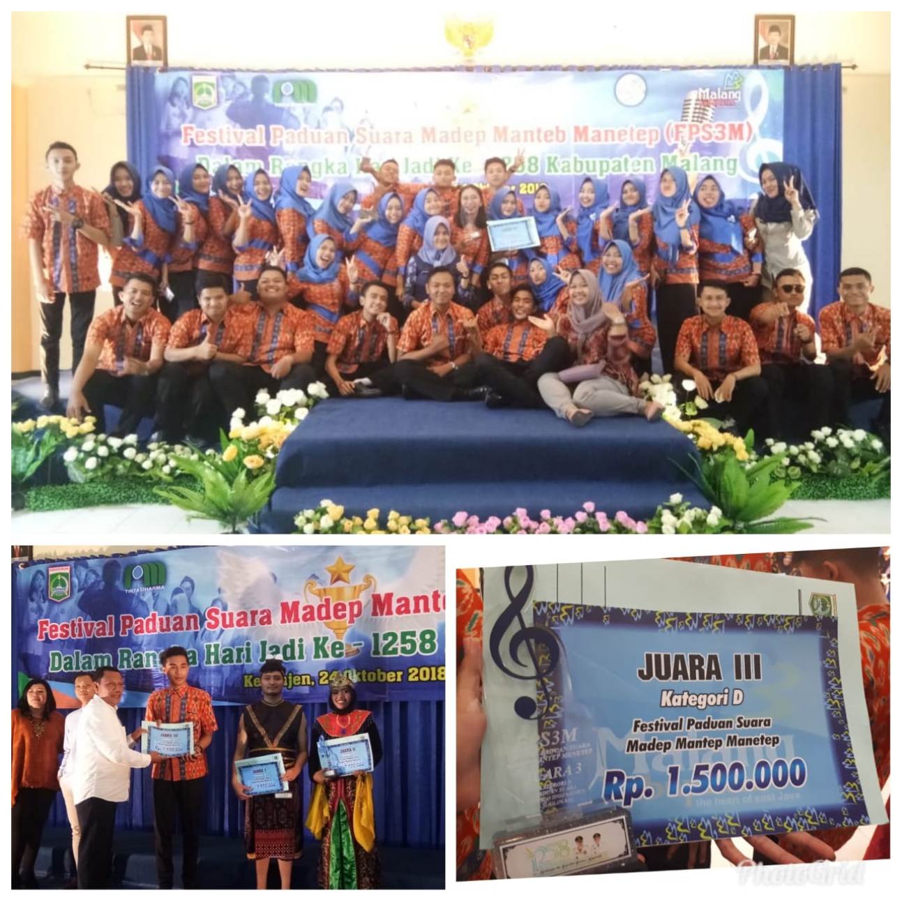 Festival Paduan Suara Madep Manetep 2018